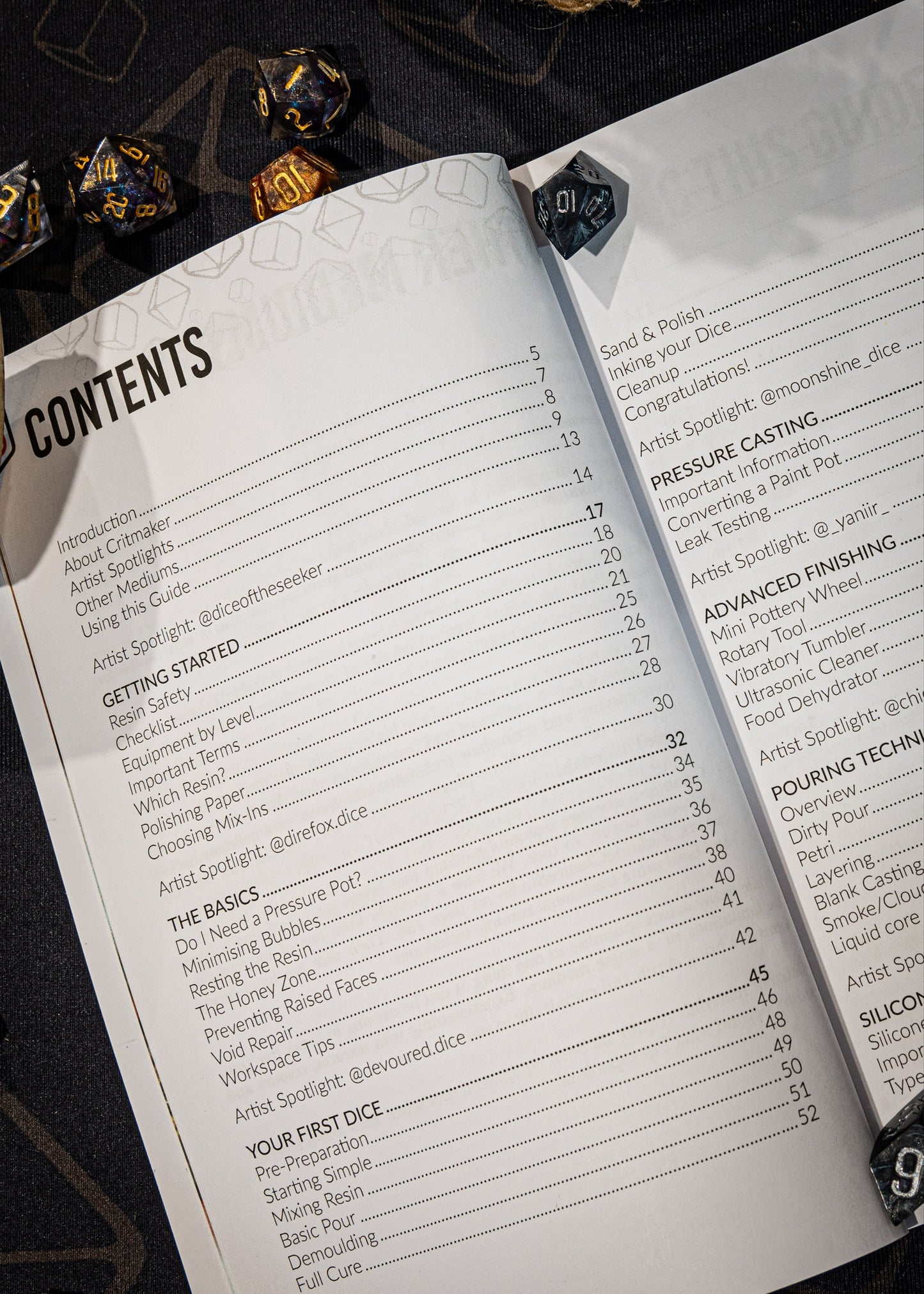 Dice Making DIY Book for Beginners – The Critmaker Guide to Dice Craft