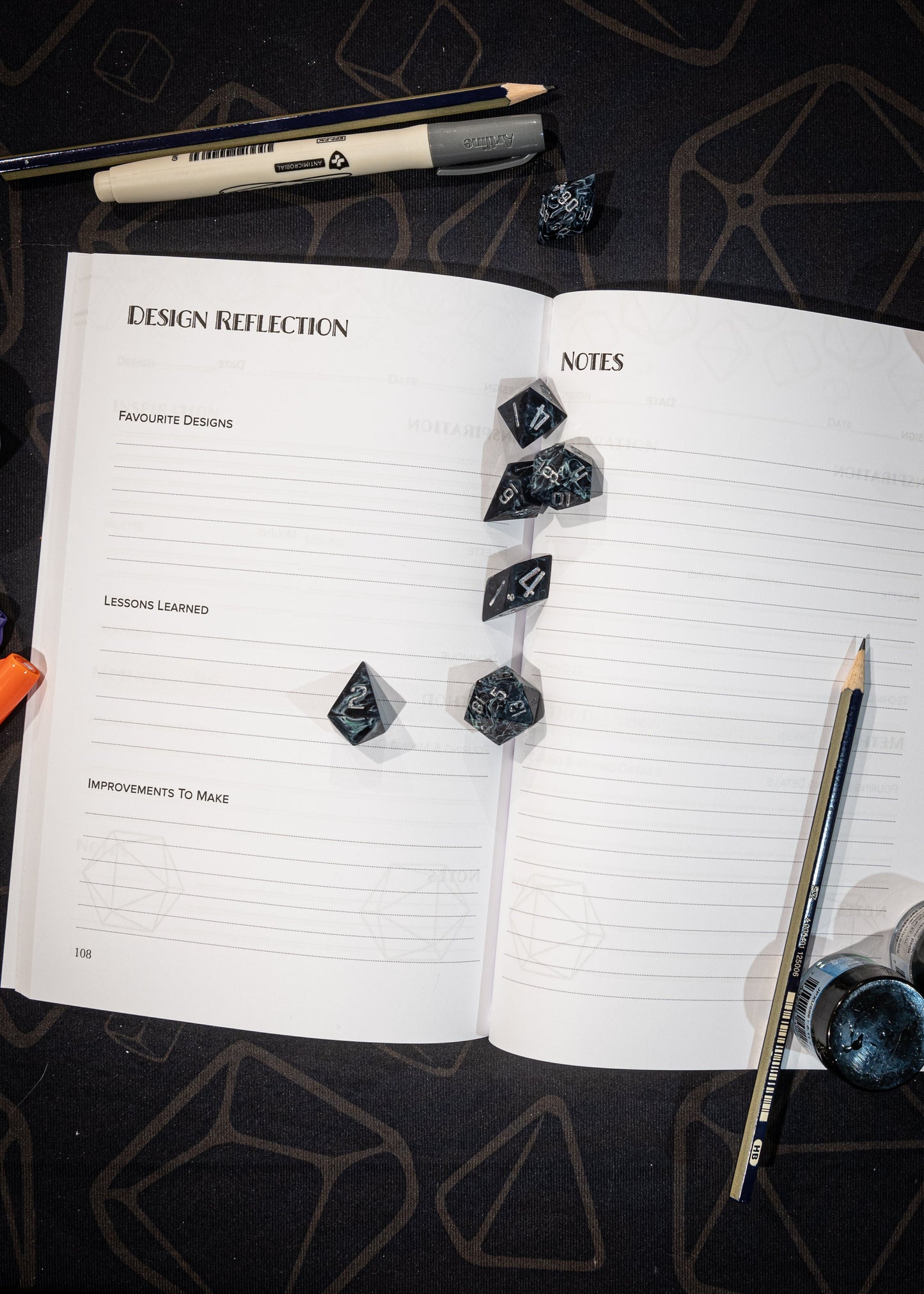 Dice Making Journal – a Companion to the Critmaker Guide to Dice Craft