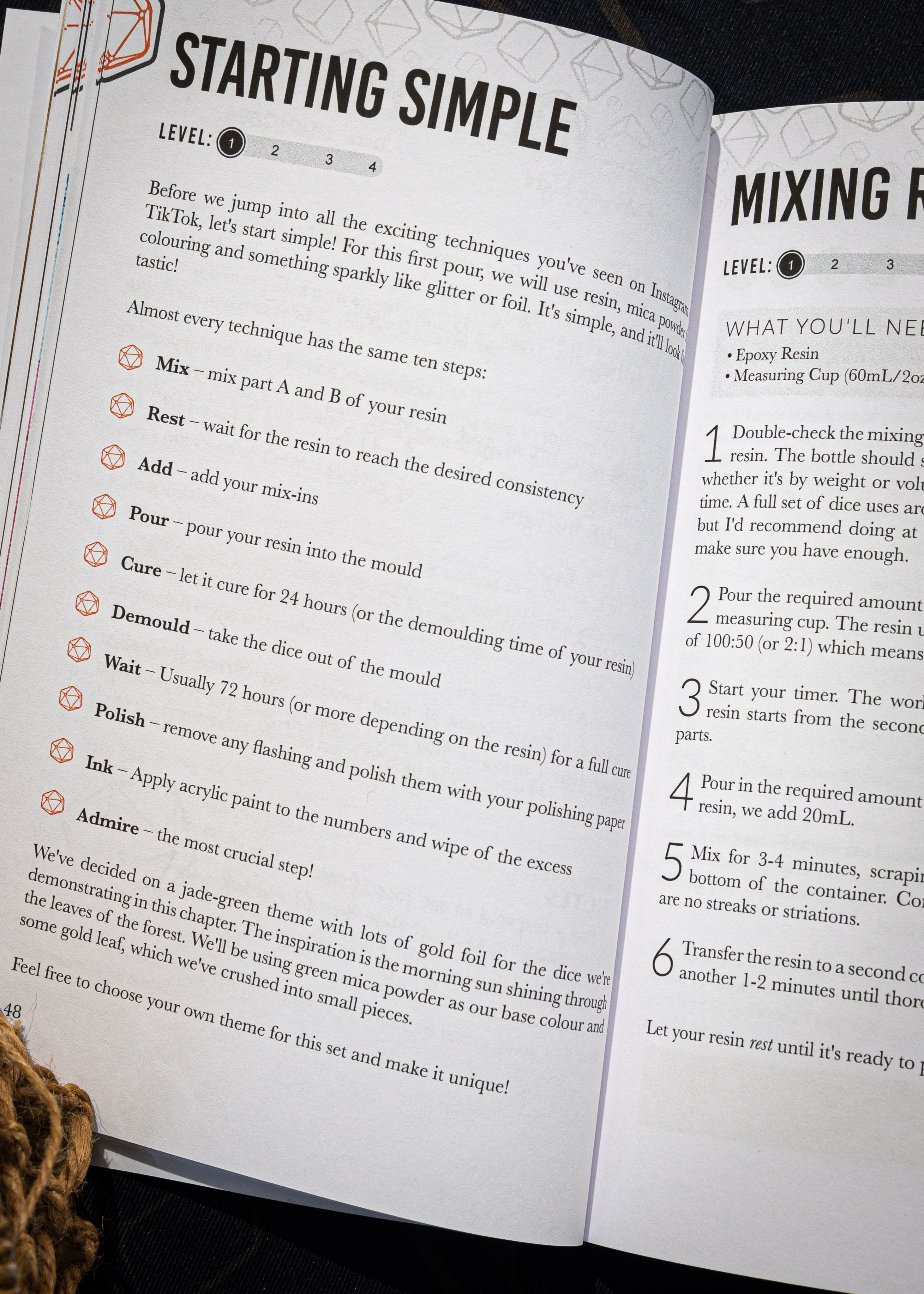 Dice Making DIY Book for Beginners – The Critmaker Guide to Dice Craft