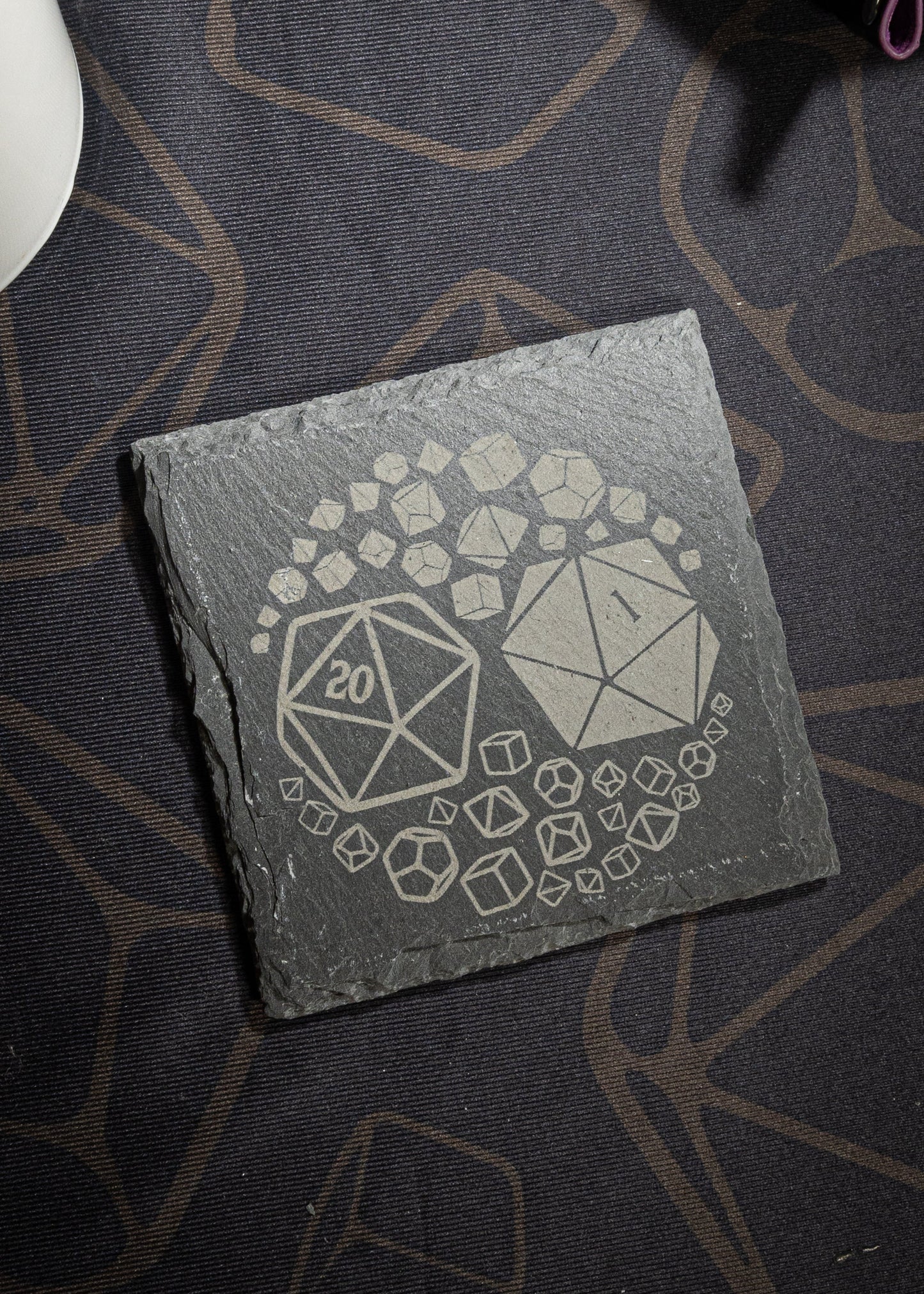 TTRPG Themed Slate Coasters