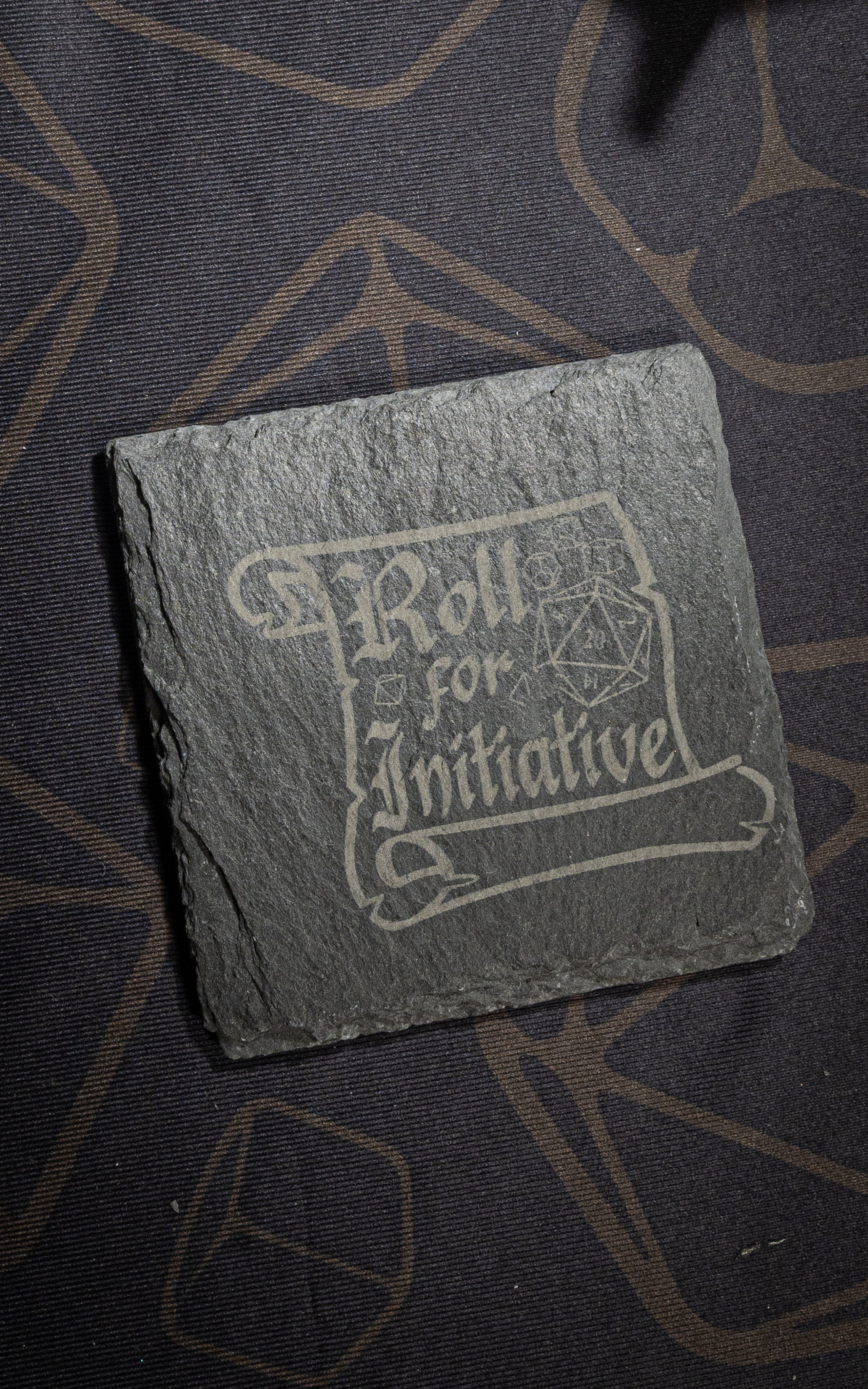 TTRPG Themed Slate Coasters