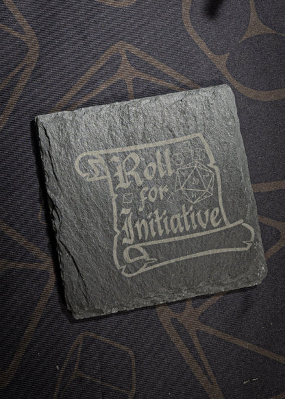 TTRPG Themed Slate Coasters