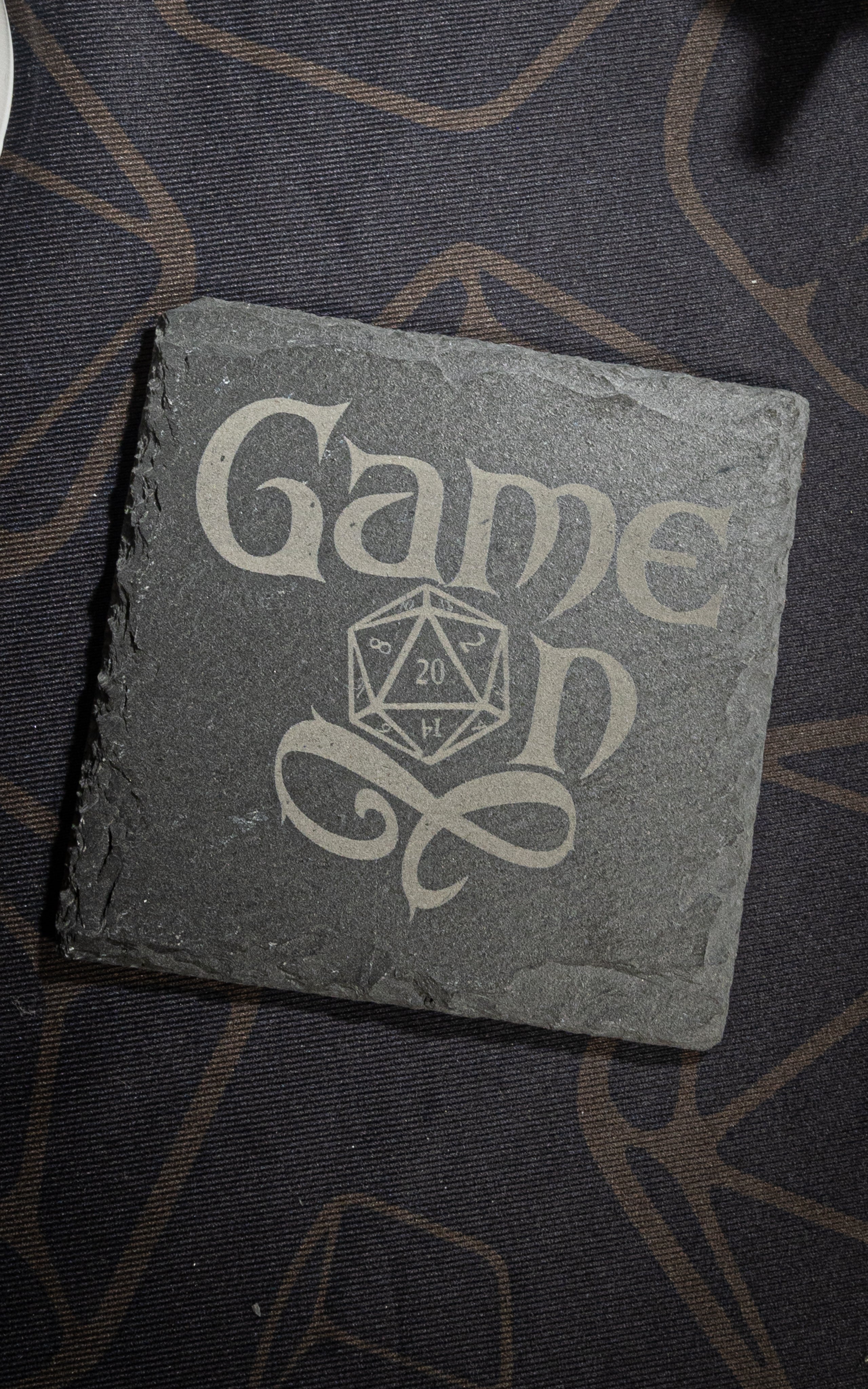 TTRPG Themed Slate Coasters