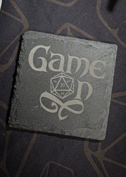 TTRPG Themed Slate Coasters