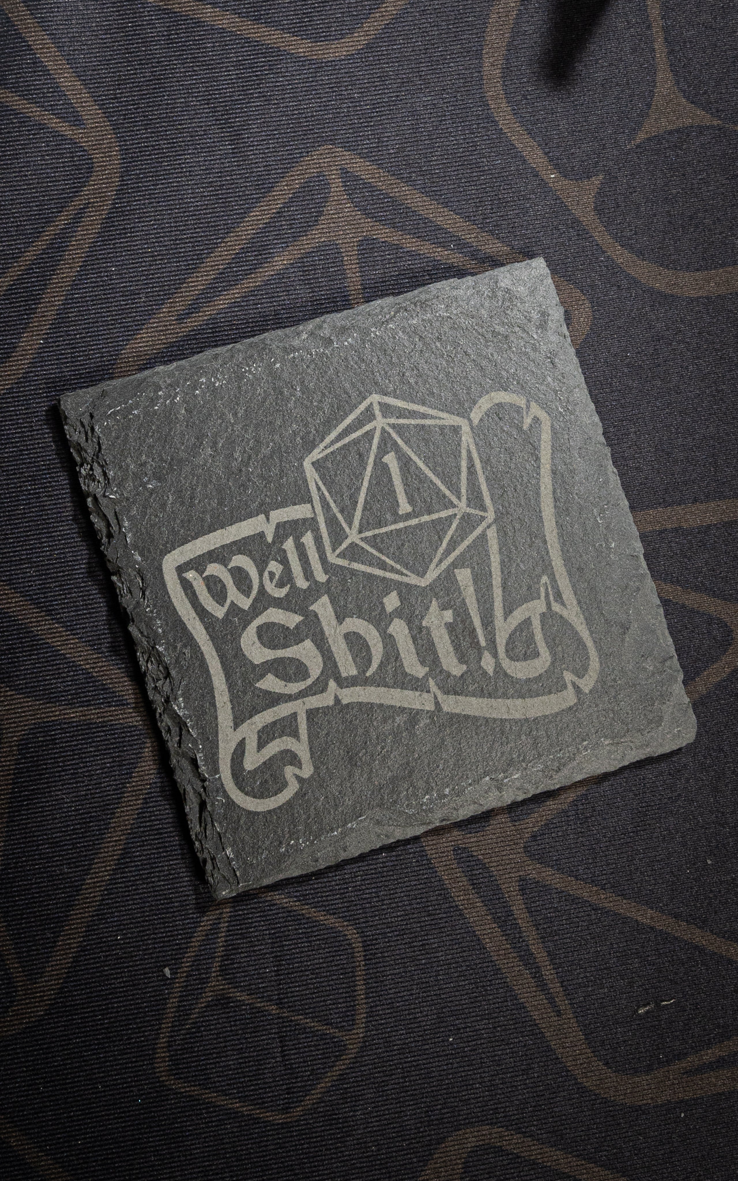 TTRPG Themed Slate Coasters