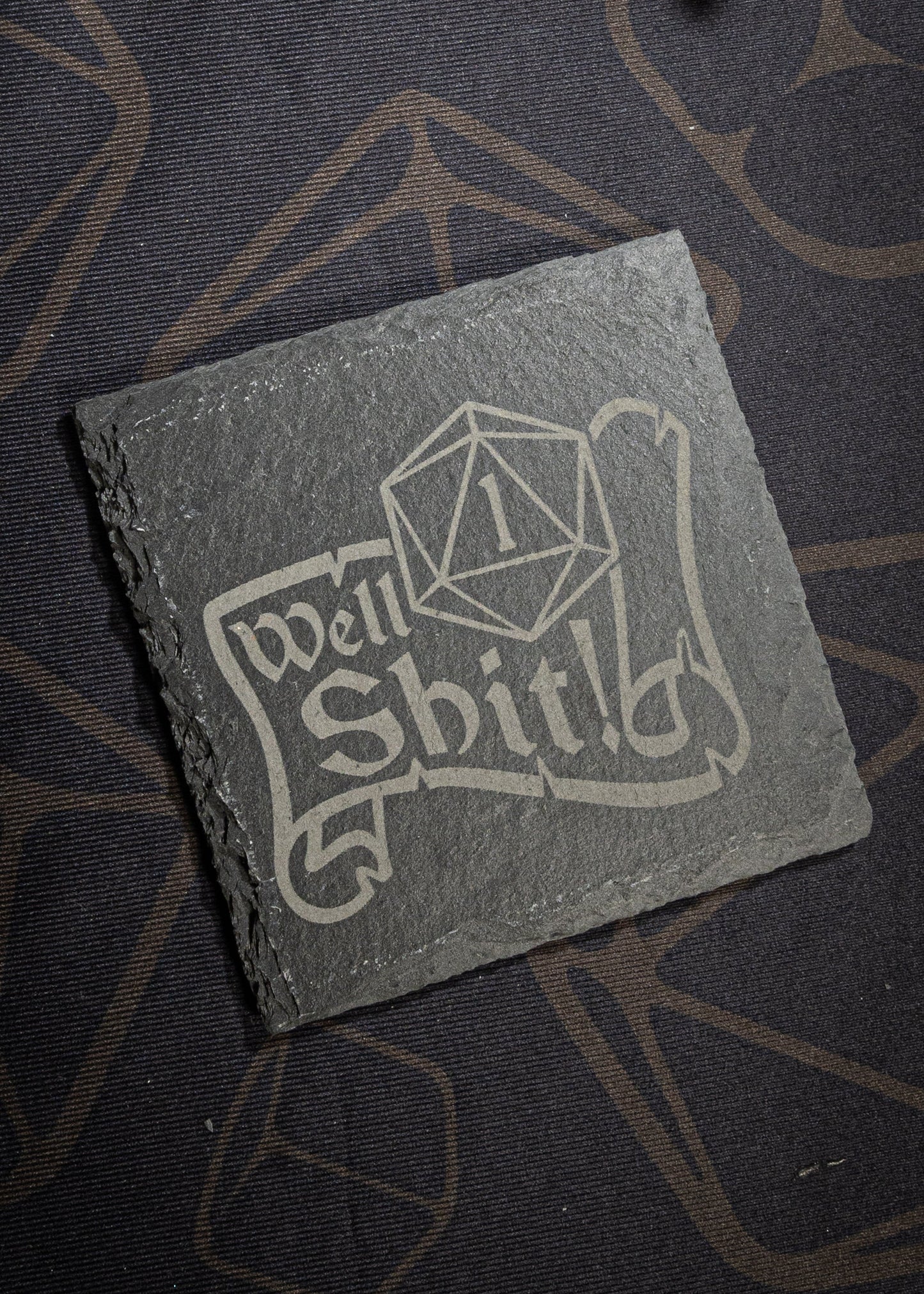 TTRPG Themed Slate Coasters