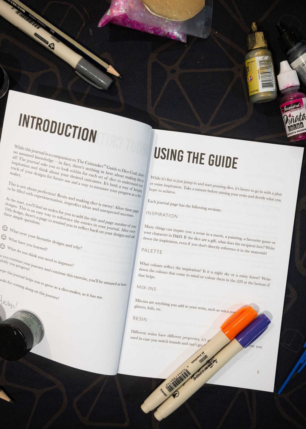 Dice Making Journal - How To