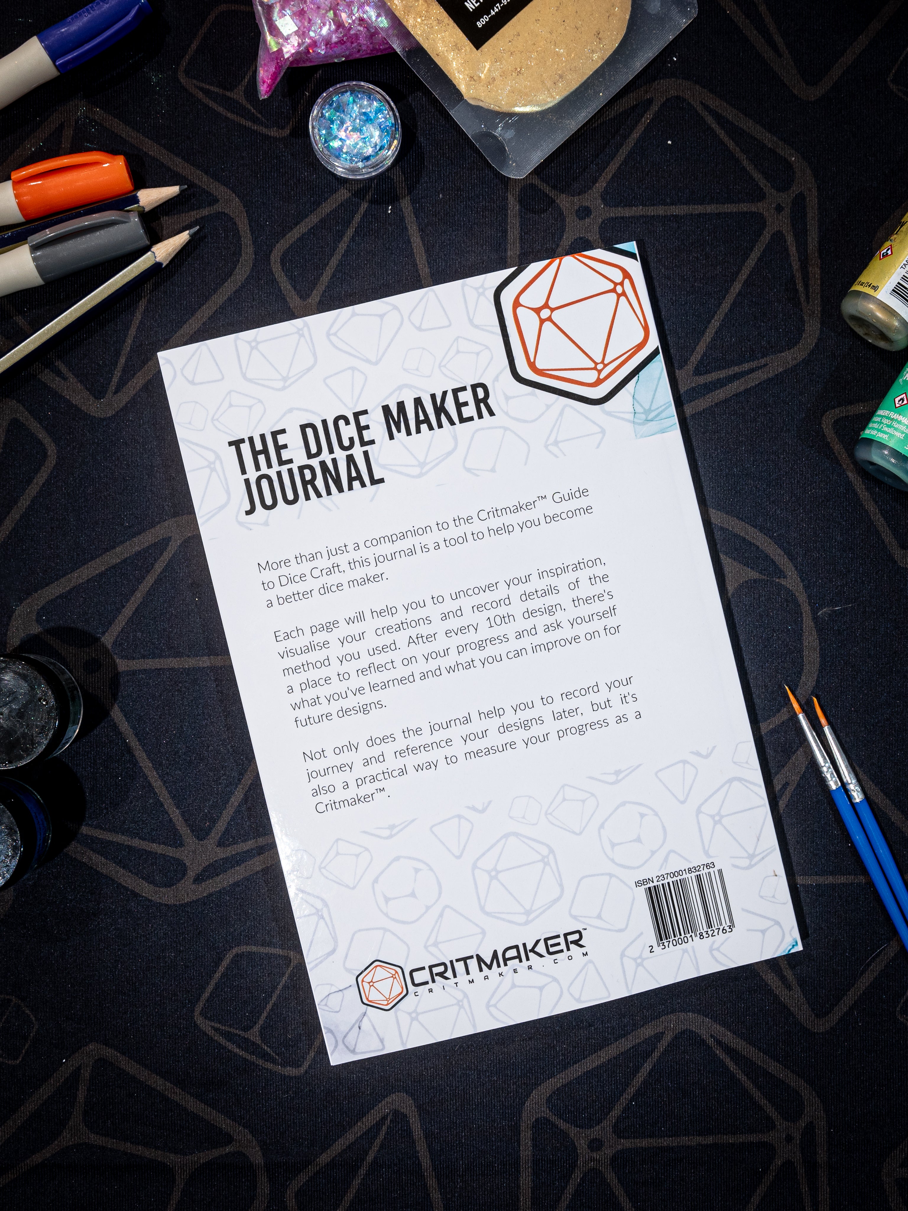 Dice Making Journal – a Companion to the Critmaker Guide to Dice Craft