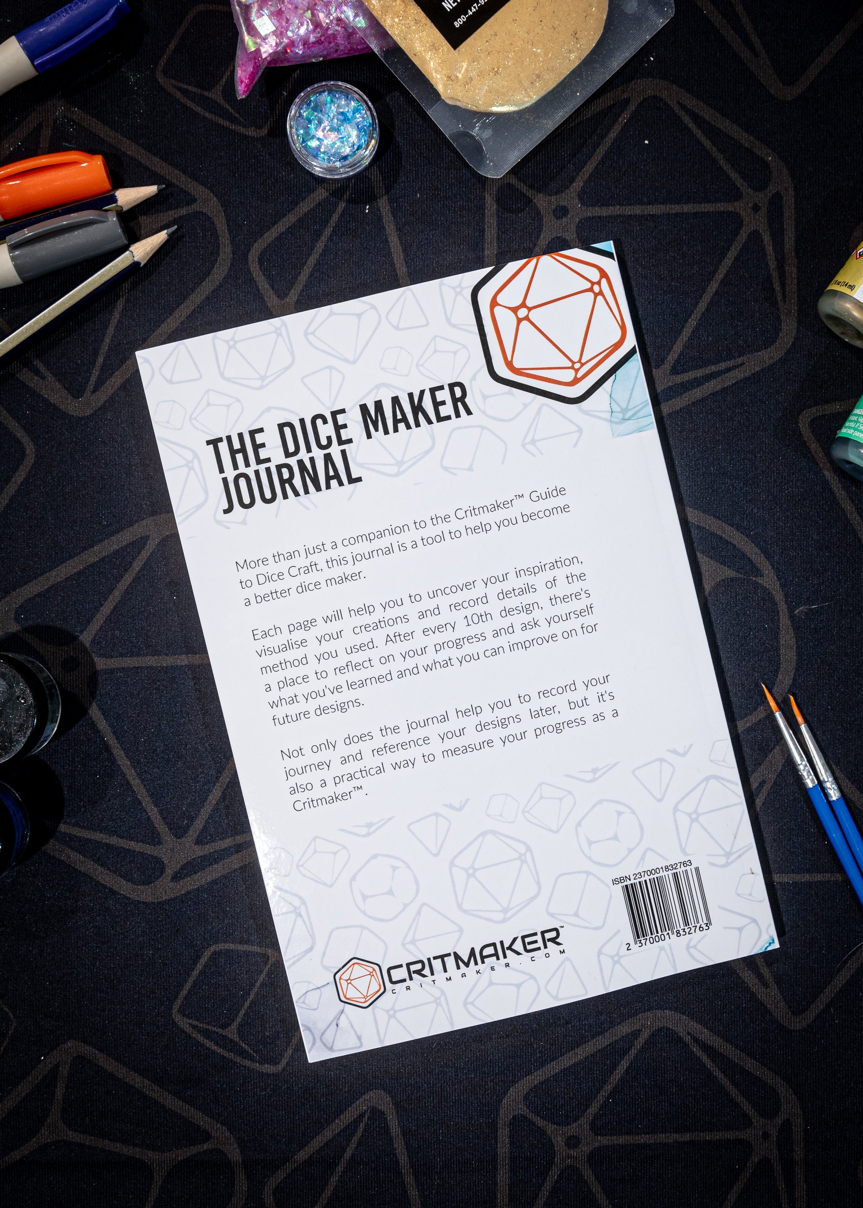 Dice Making Journal – a Companion to the Critmaker Guide to Dice Craft