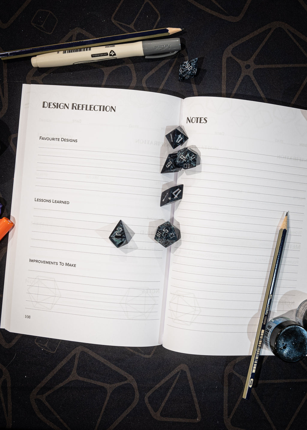 Dice Making Journal – a Companion to the Critmaker Guide to Dice Craft