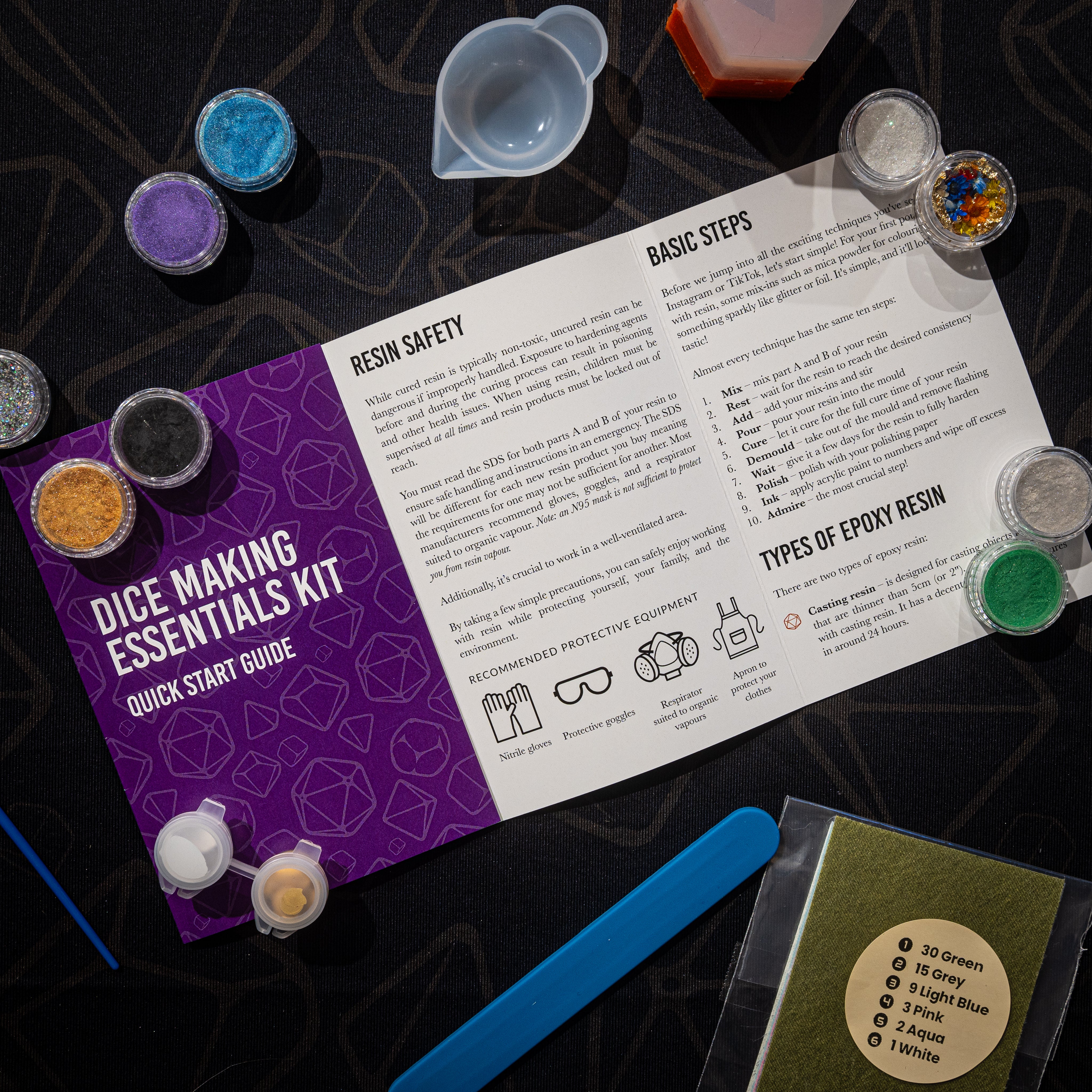 Dice Making Kit - D20 Essentials