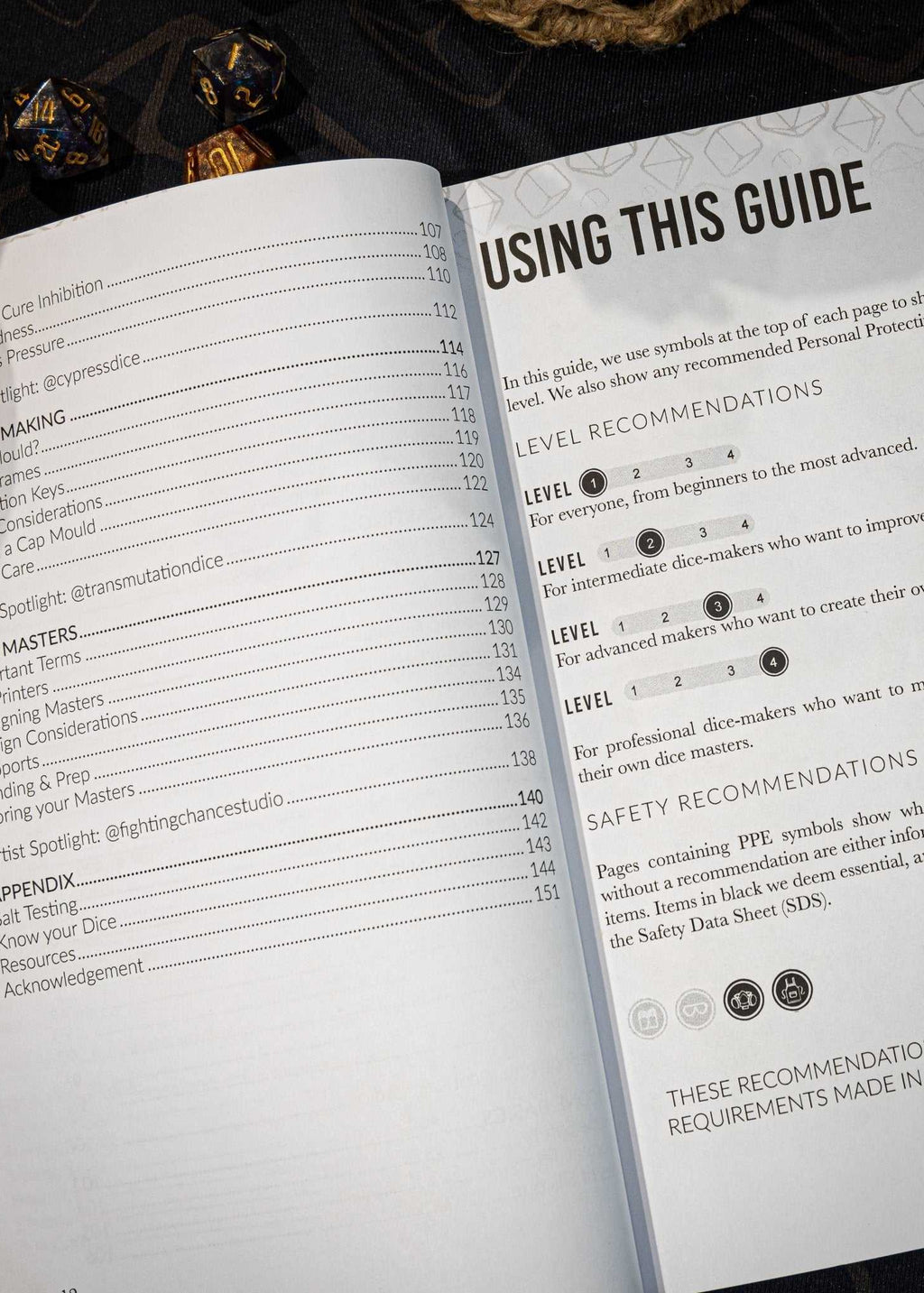 Dice Making Book - Critmaker - How To
